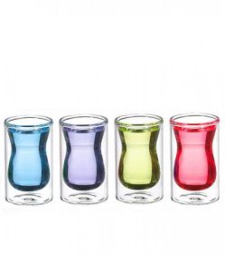 ISTANBUL set of 4 Double Wall shot glass 90 ml